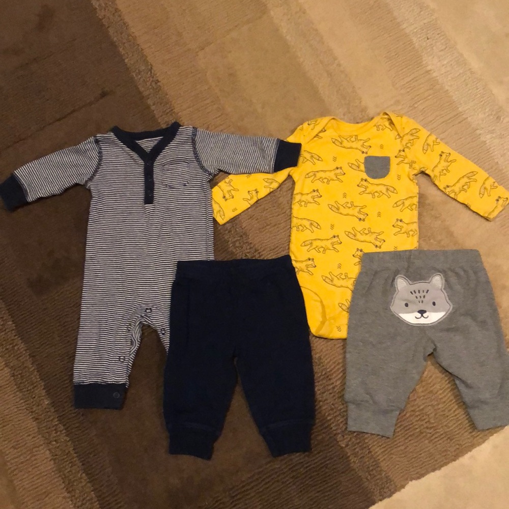 EUC Just One You by Carter’s 3 M 2 sets